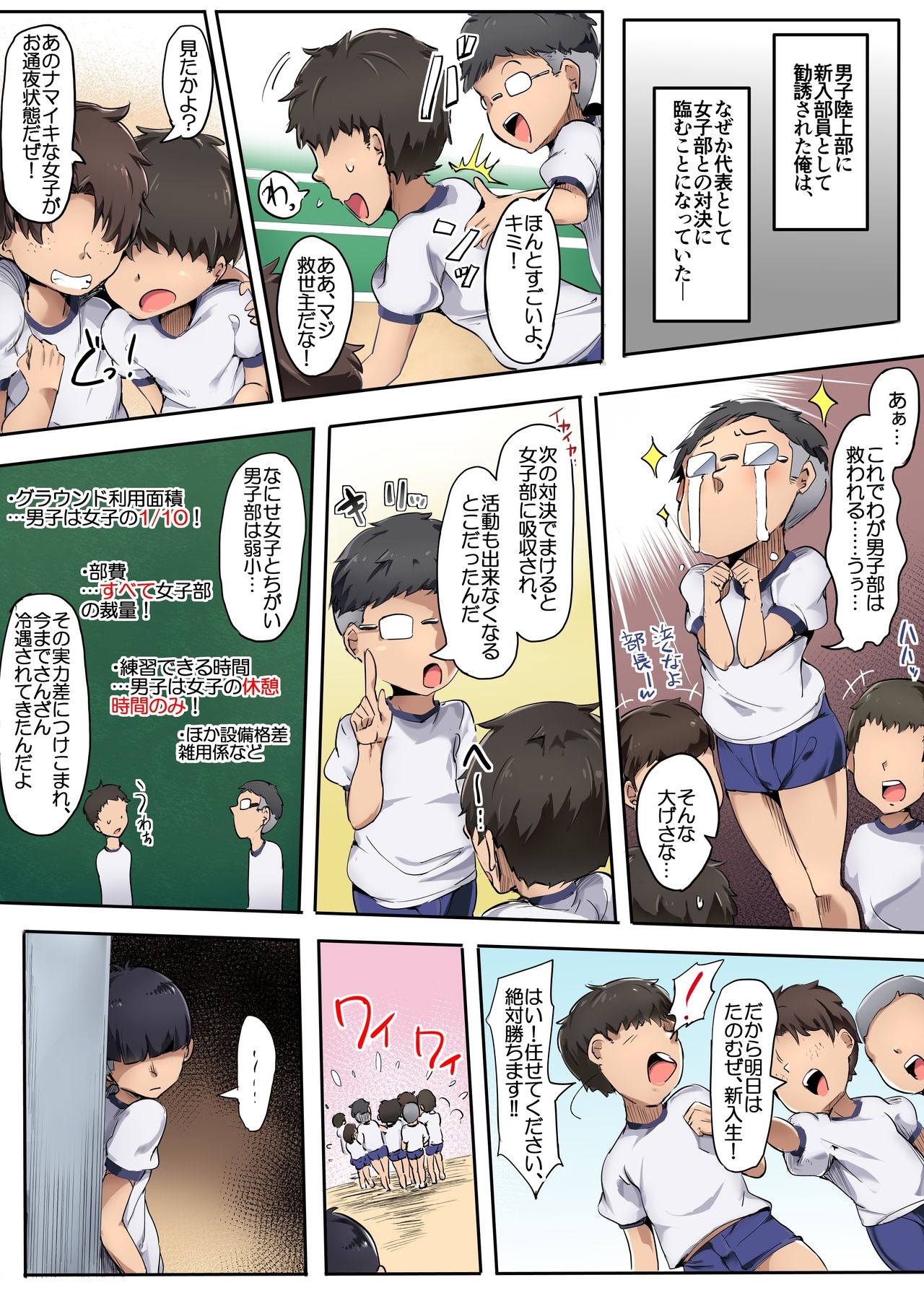 Ashidorei ni natta Danshi Rikujoubu page 4 full