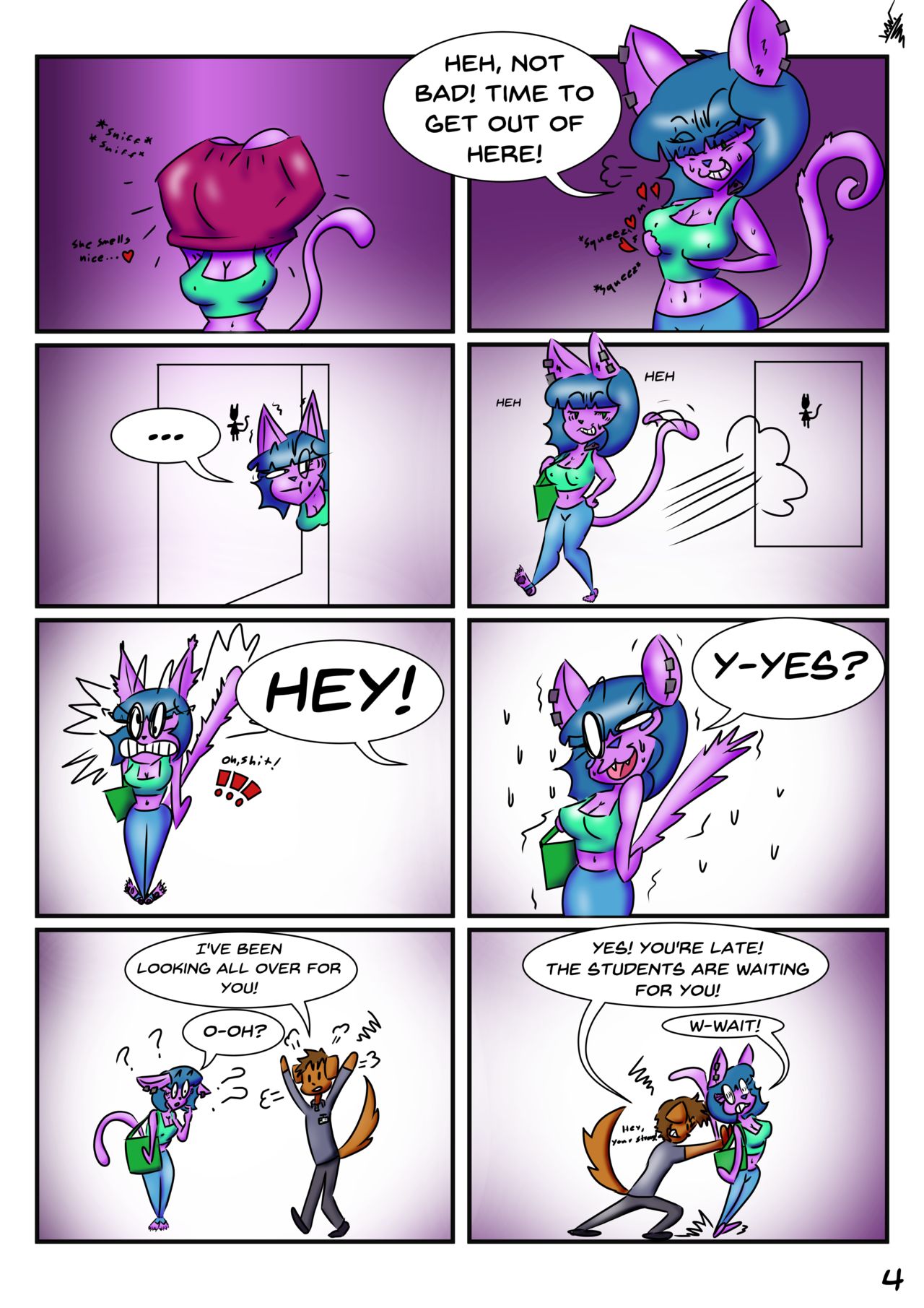 At the gym page 4 full