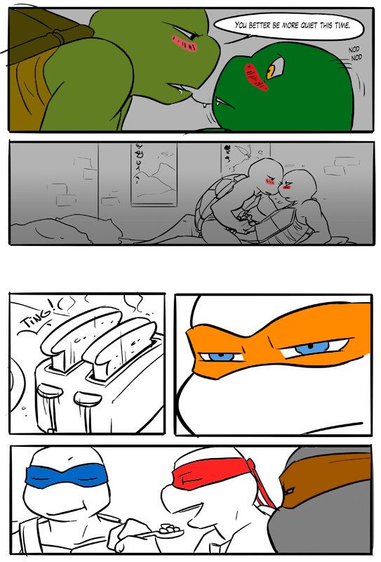 TMNT Black and Blue ch. 6 Colored by: Amateur page 4 full