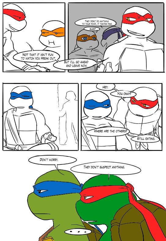 TMNT Black and Blue ch. 6 Colored by: Amateur page 8 full