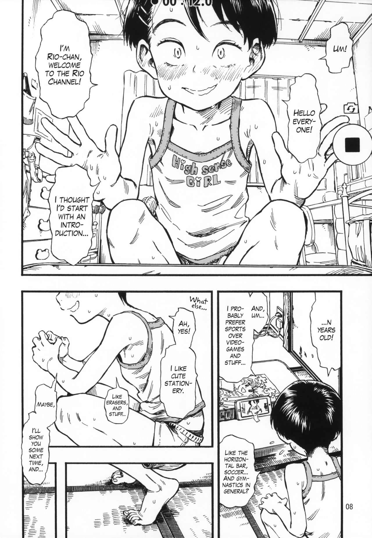 Jitsuzai Hisesshoku Shoujo Junbigou | Really Oblivious Girl - Prelude page 8 full