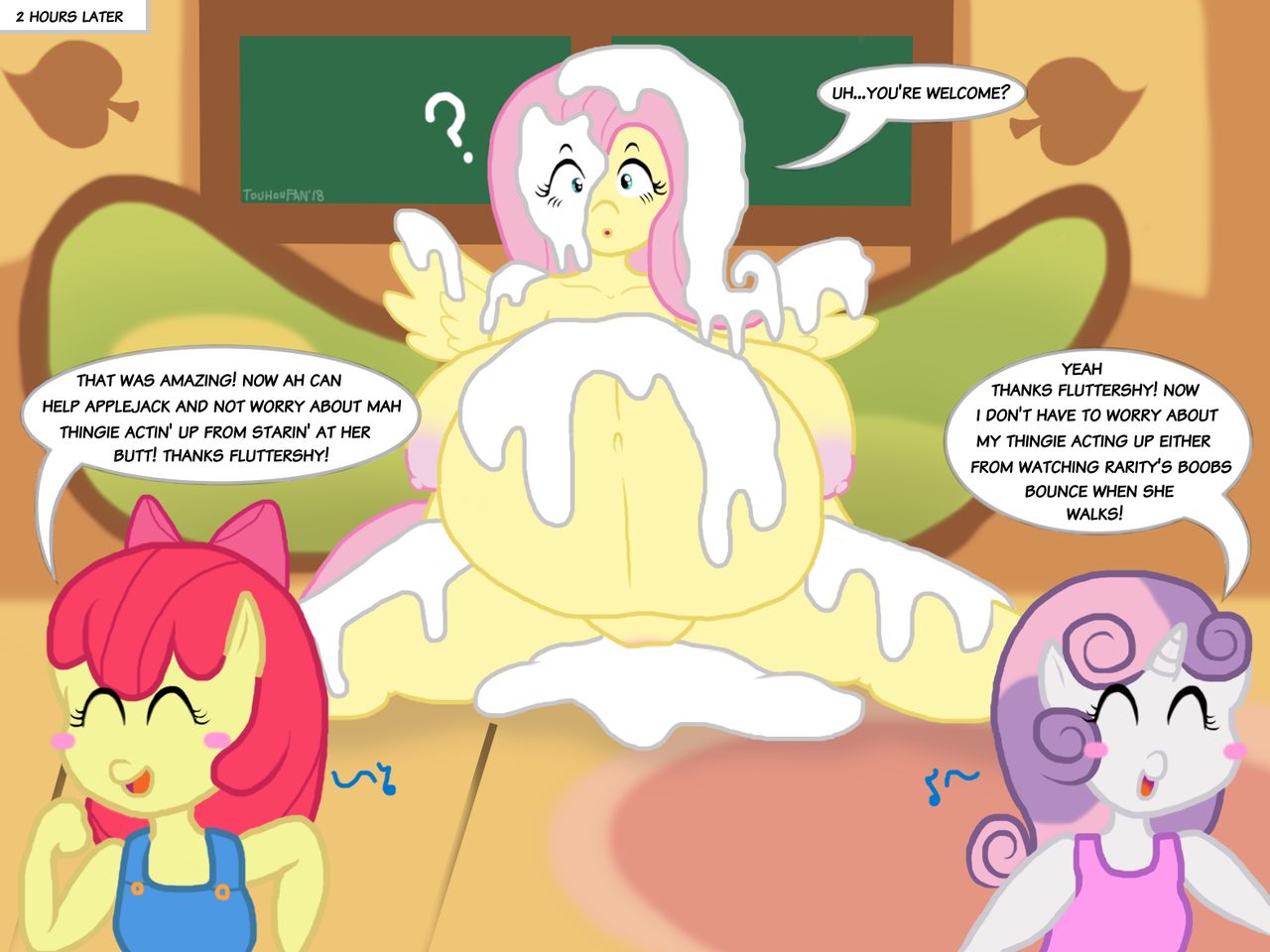 Fluttershy X Cutie Mark Crusaders page 5 full