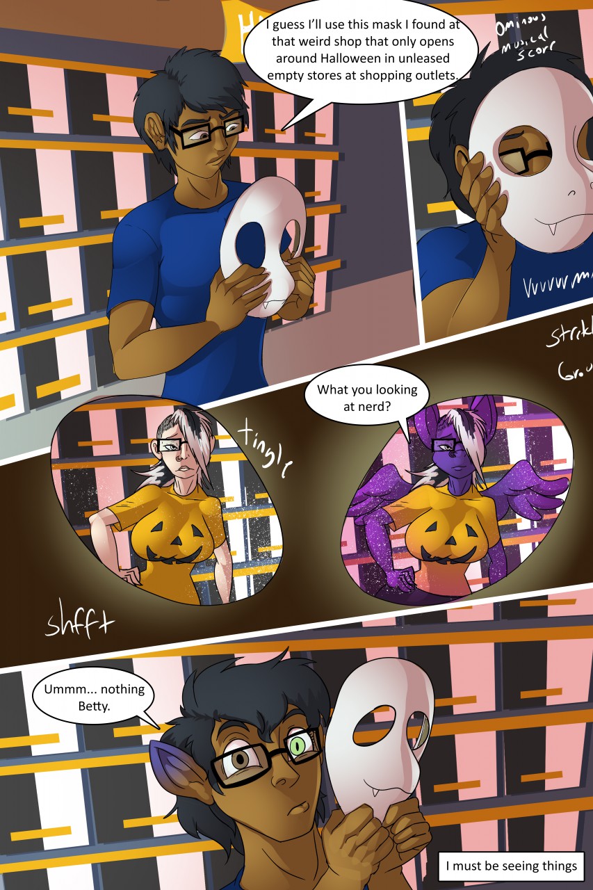 Icy Foxy: Spooky Ponies page 1 full