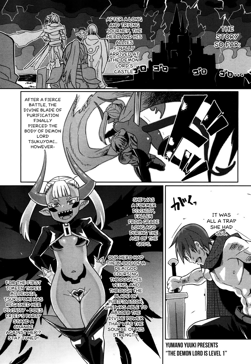 Maou-sama Level 1 | The Demon Lord is Level 1 page 1 full