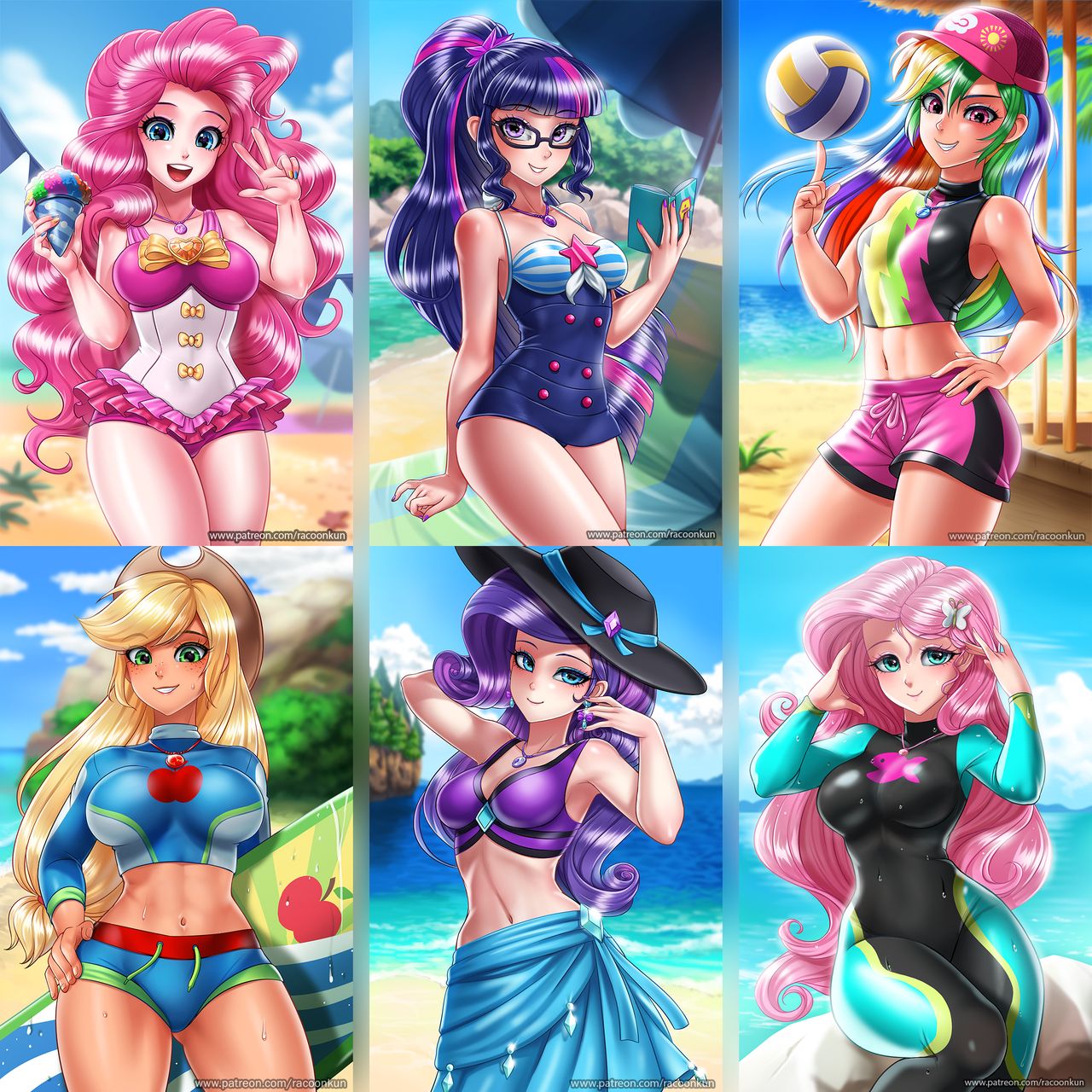 EQG Swimsuits page 1 full