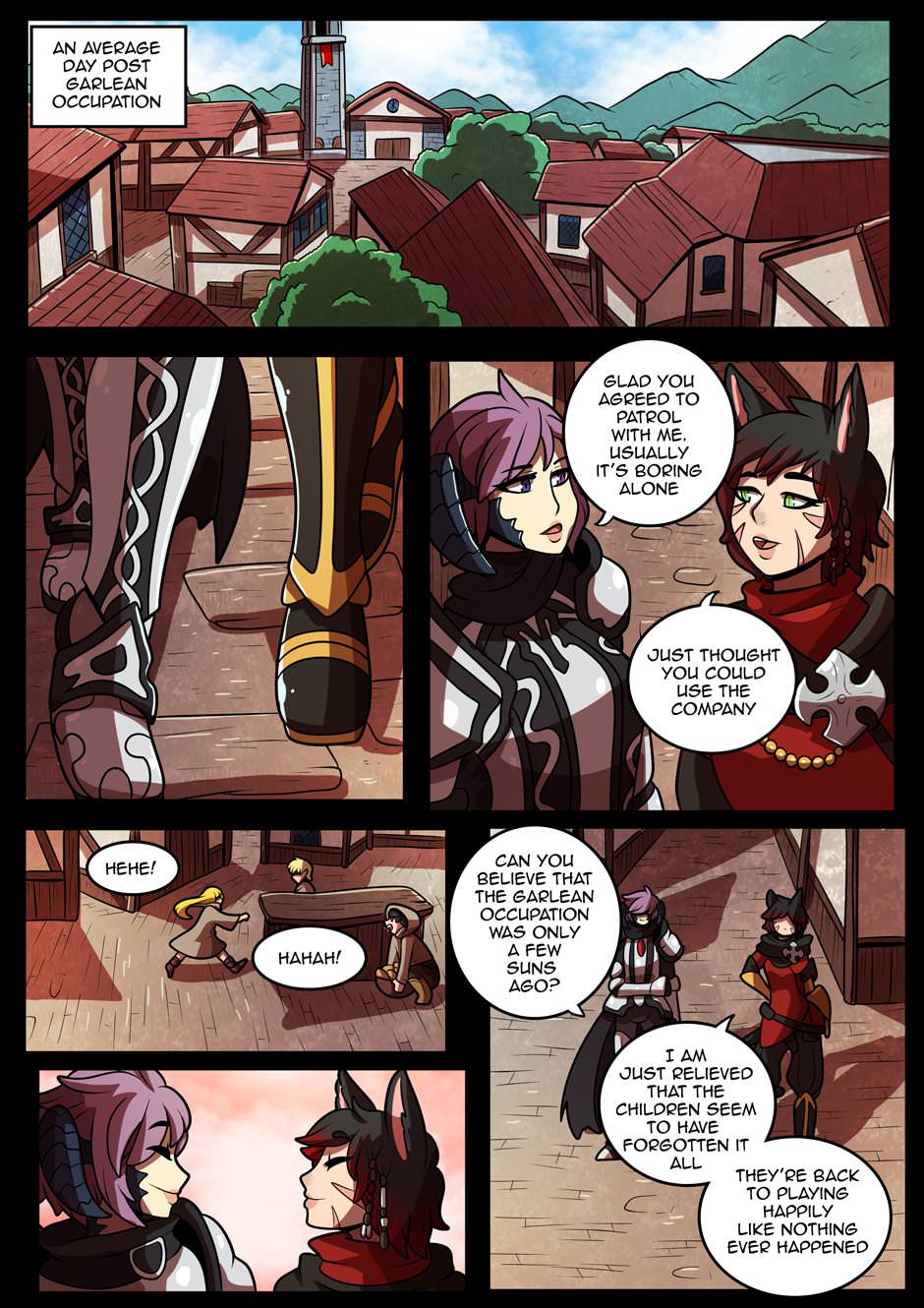 Garlean Trouble page 1 full
