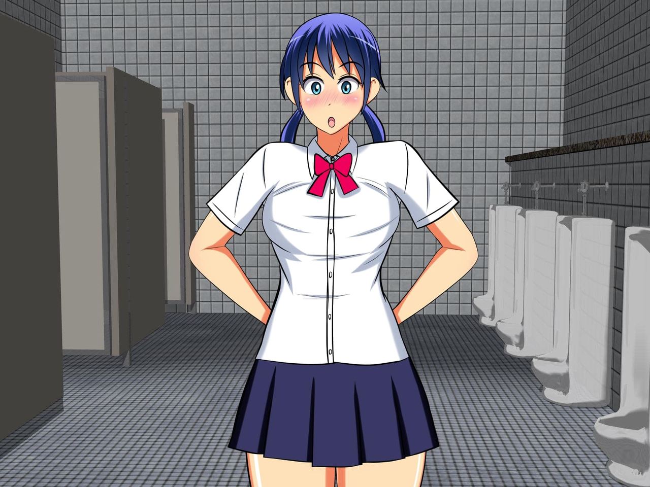 Haramase Bitch Danshi Toilet de Ninshin Shitai Shoujo page 7 full