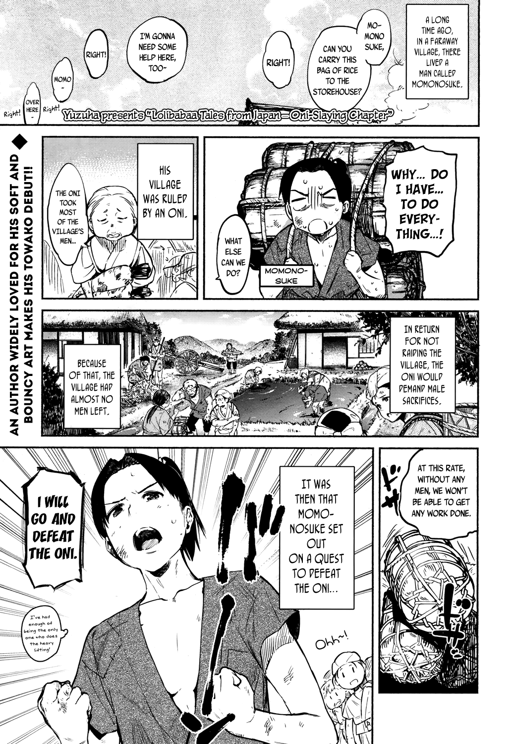 Nihon Lolibabaa Banashi ~Oni Taiji Hen~ | Japanese Lolibabaa Tales ~Oni Slaying Chapter~ page 1 full