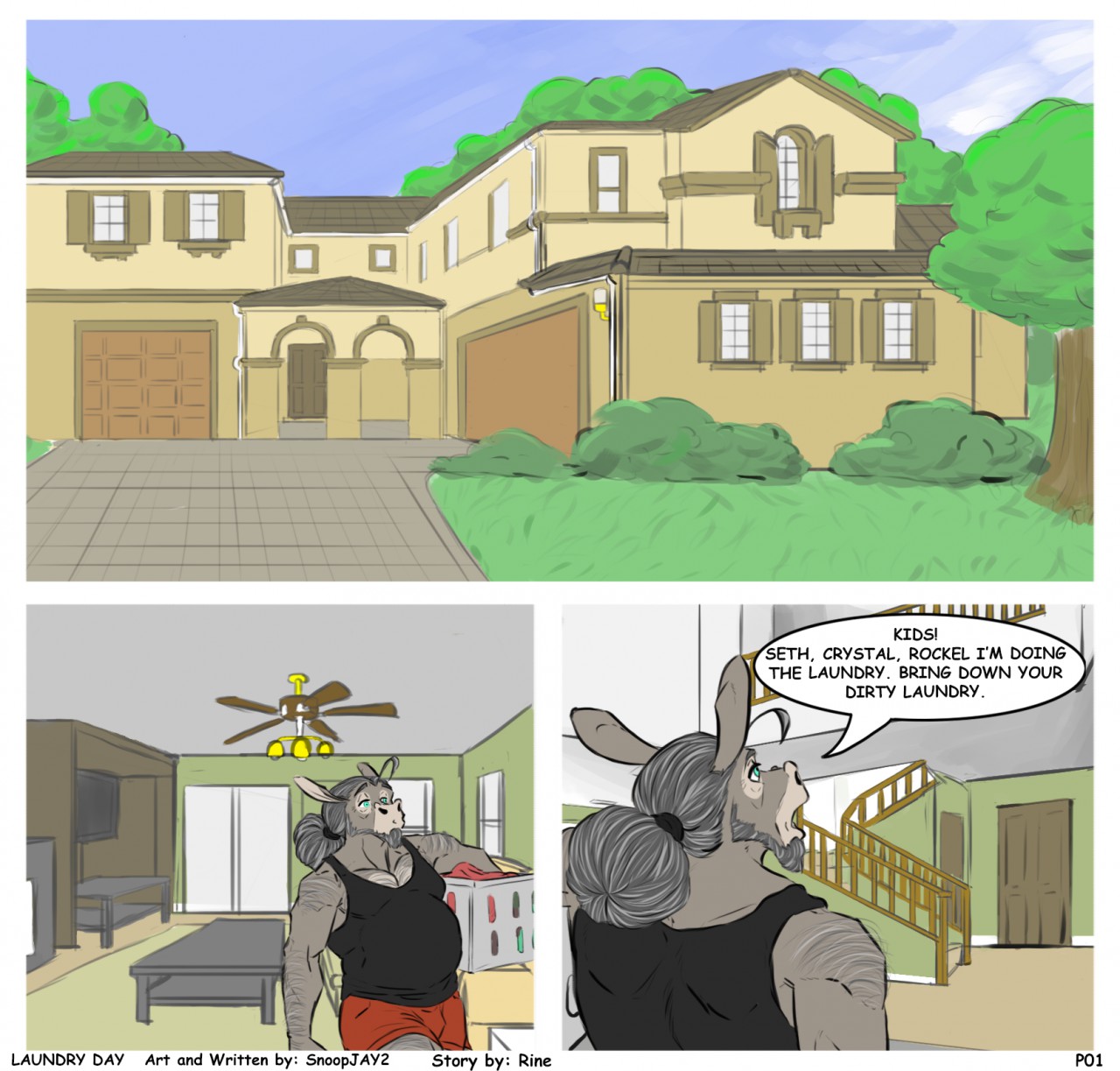 Laundry Day page 1 full
