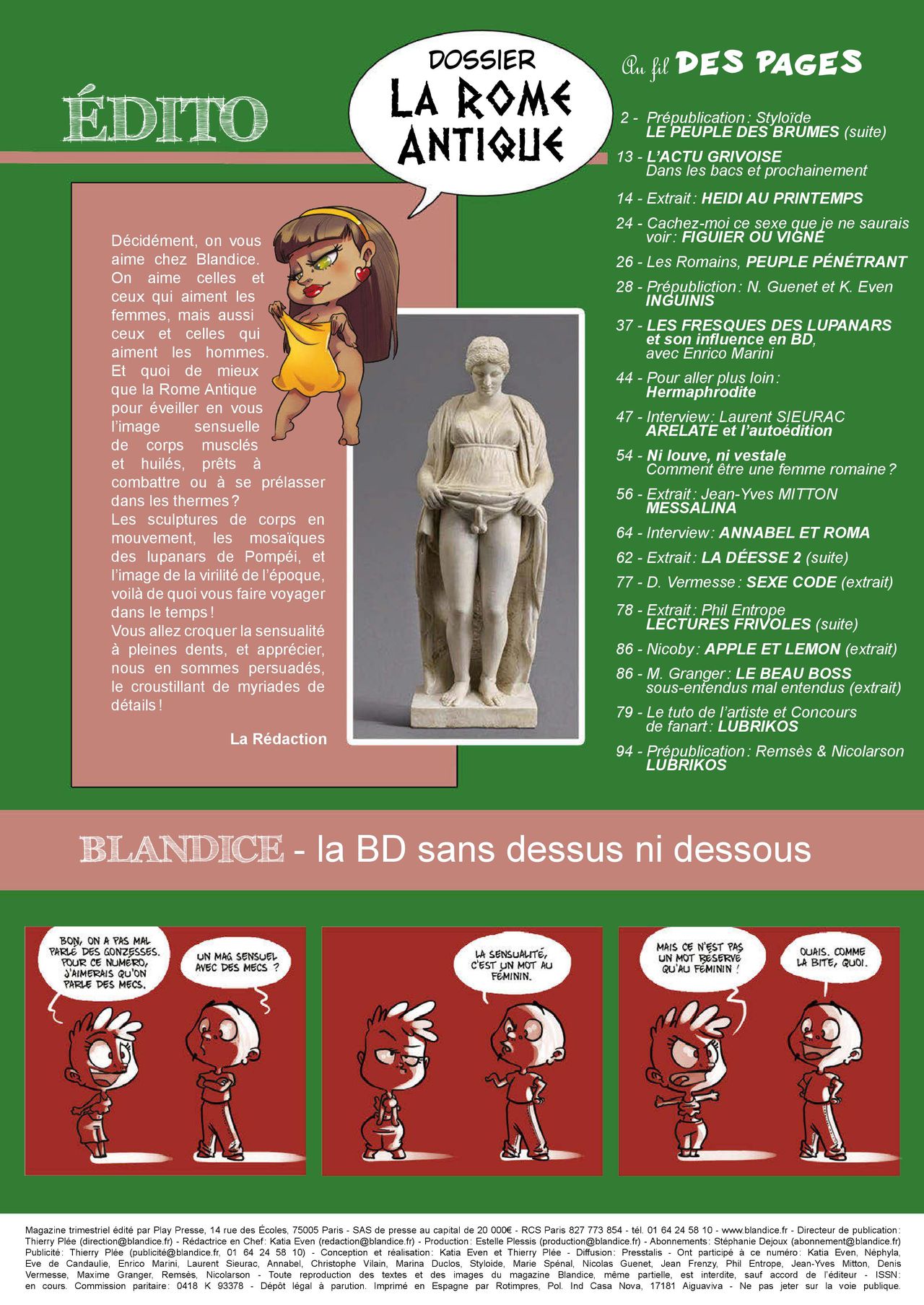 Blandice - 03 - La Rome antique dans la bd page 3 full