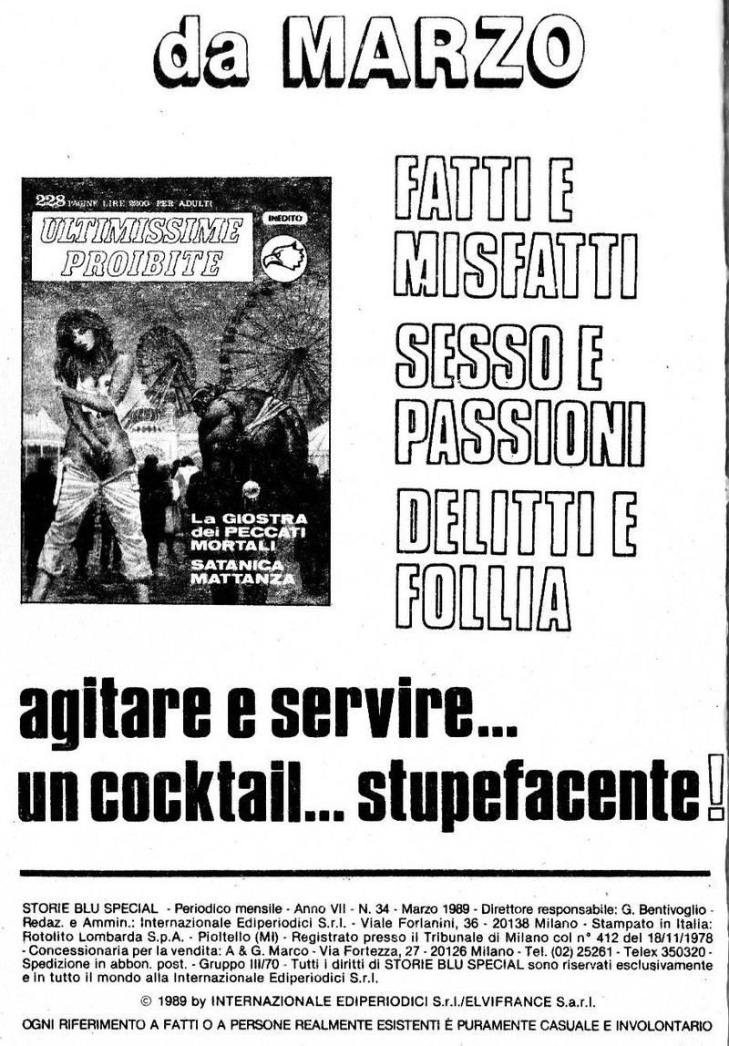 Storie Blu #34 Le souvenir qui tue page 2 full