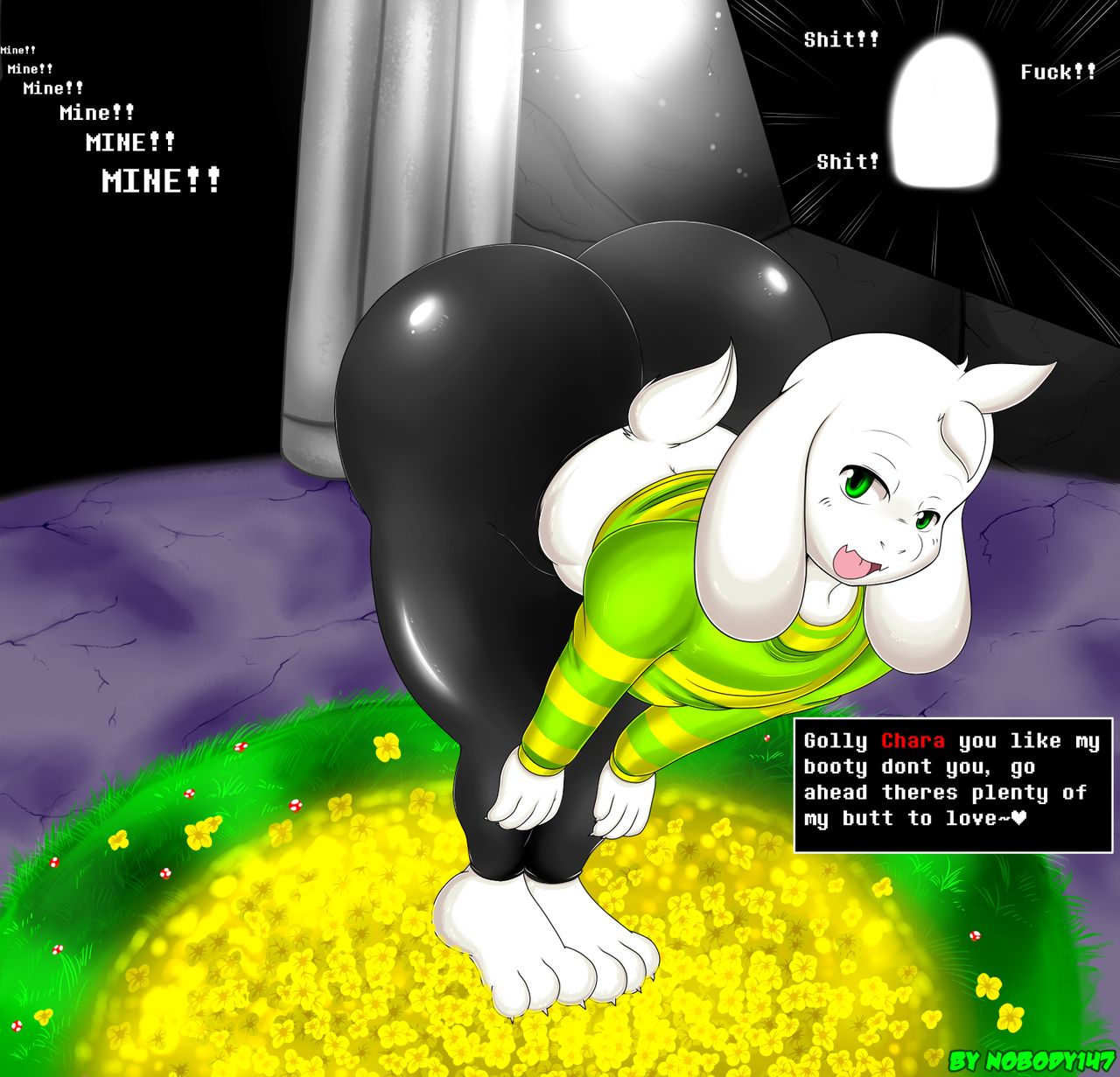 Seeing Assriel fills you up with Determination  by Nobody147 page 2 full