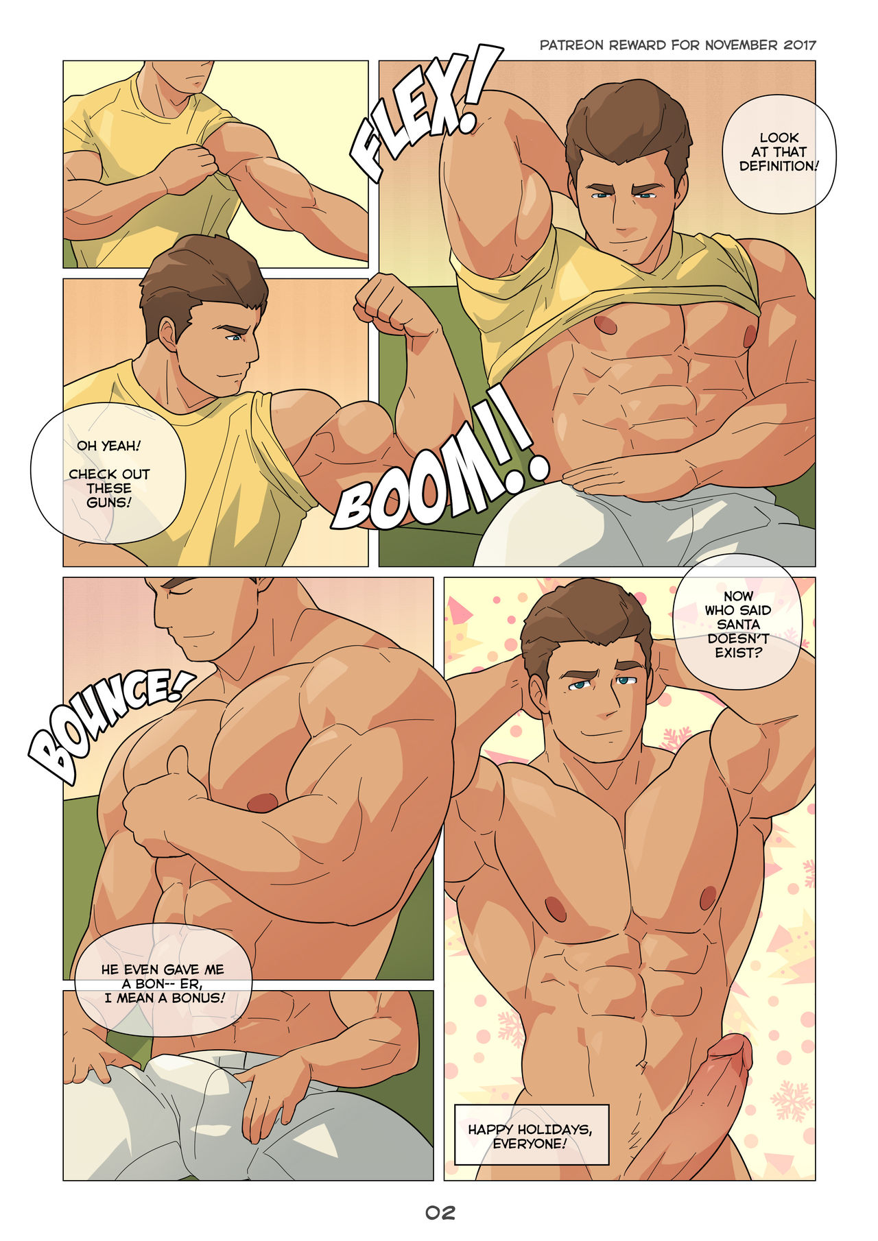 Muscle Growth Comic - Zephleit page 5 full