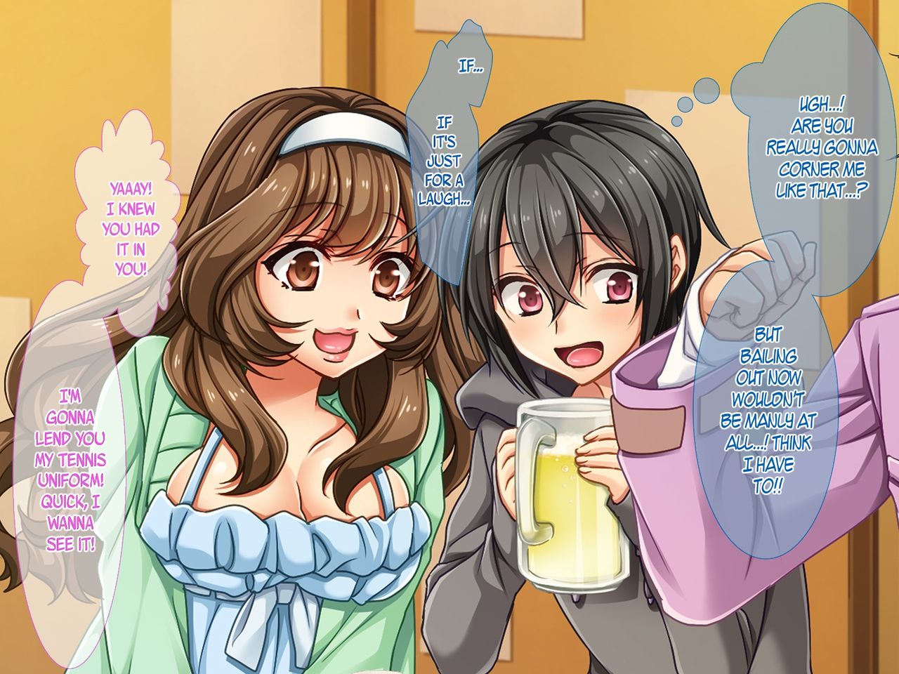 Mesugao Bishounen ga YariCir de Yuumei na TenniCir ni Haittara ~E...? Ore ga Yarareru no ka yo!?~ | I Have a Girly Face, but If I Join This Tennis Club Where Everyone Gets Laid... Wait, I'm the Bottom?!  maipantsu + B.E.C. Sc page 7 full