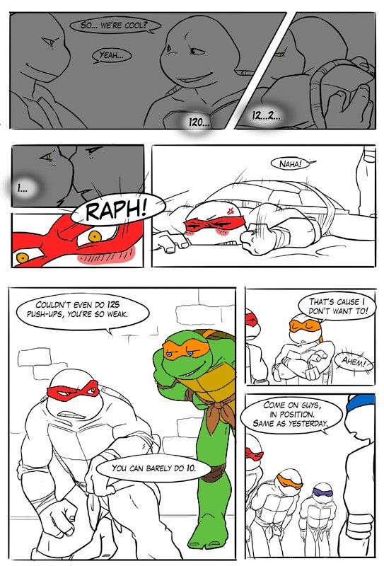 TMNT Black and Blue ch. 2 Colored by: Amateur page 2 full