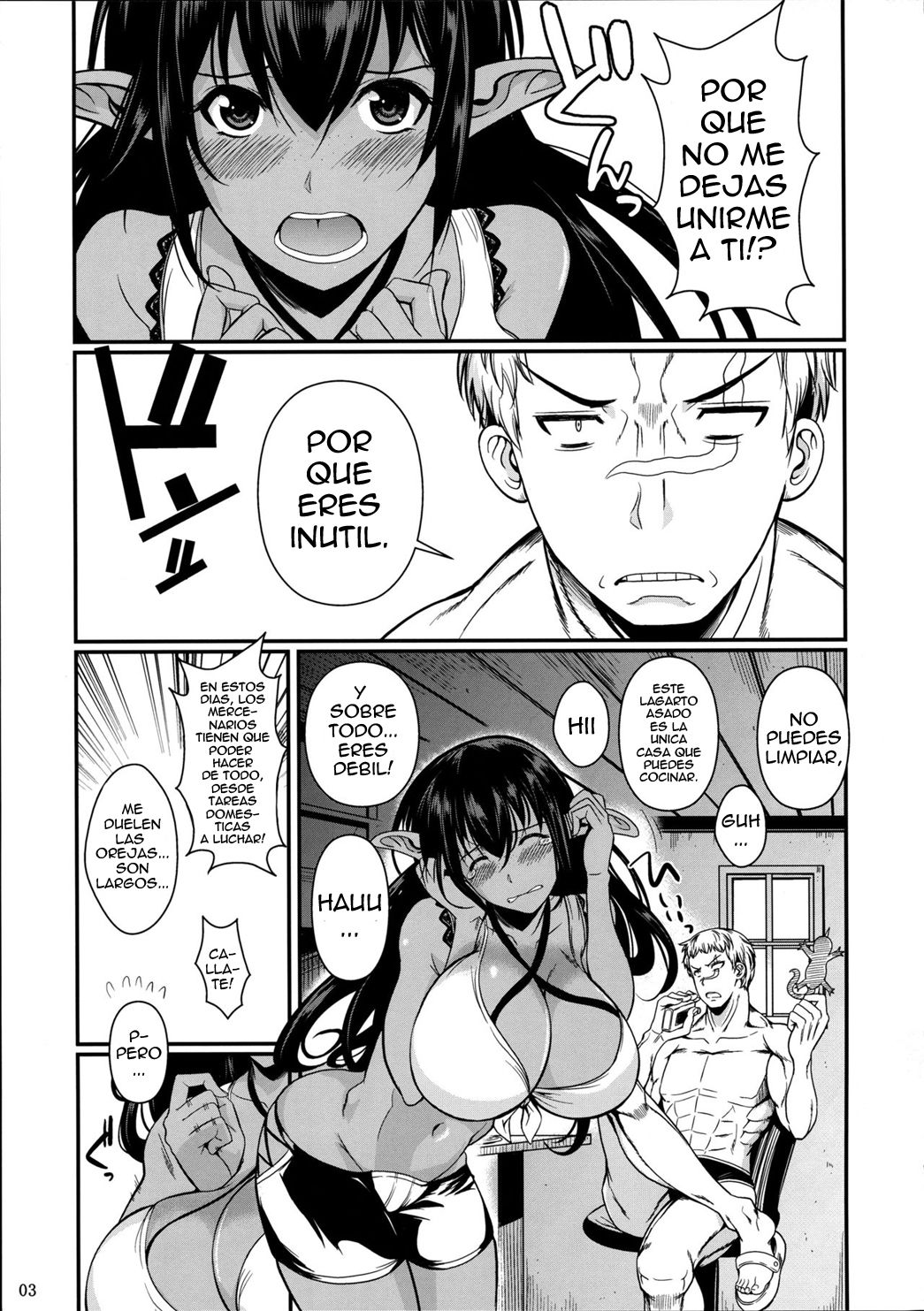 Tatta Hitori no Youheidan 3 - Elf to Dorei Auction | Ejército Mercenario de un Solo Hombre 3 page 4 full