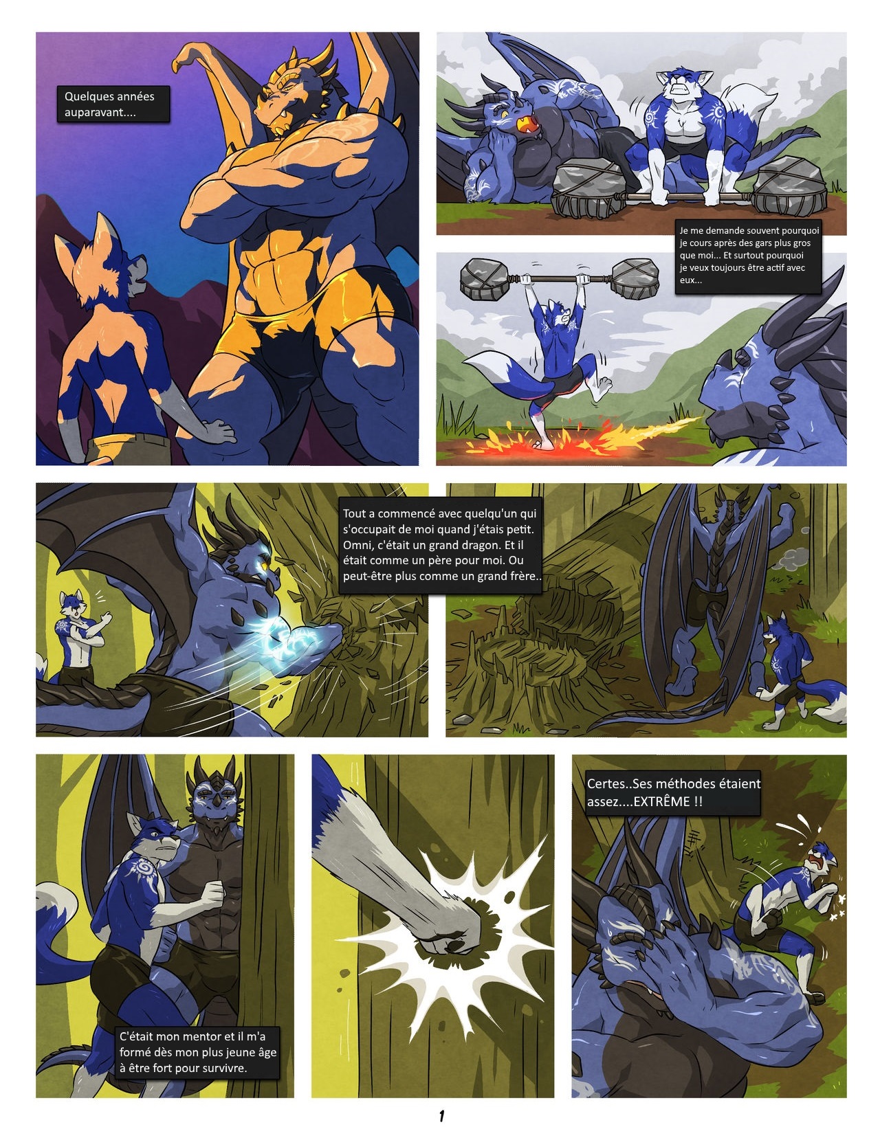 Black and Blue II page 1 full