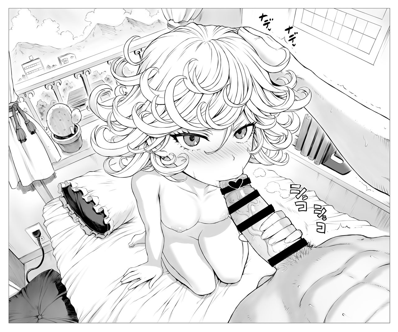 Date wa Tatsumaki-chan no Heya de Fella Shite Moraimasu + Kakutougi no Keriwaza ga Dekiru Kurai, Karada no Yawarakai Tatsumaki-chan to Sex page 10 full