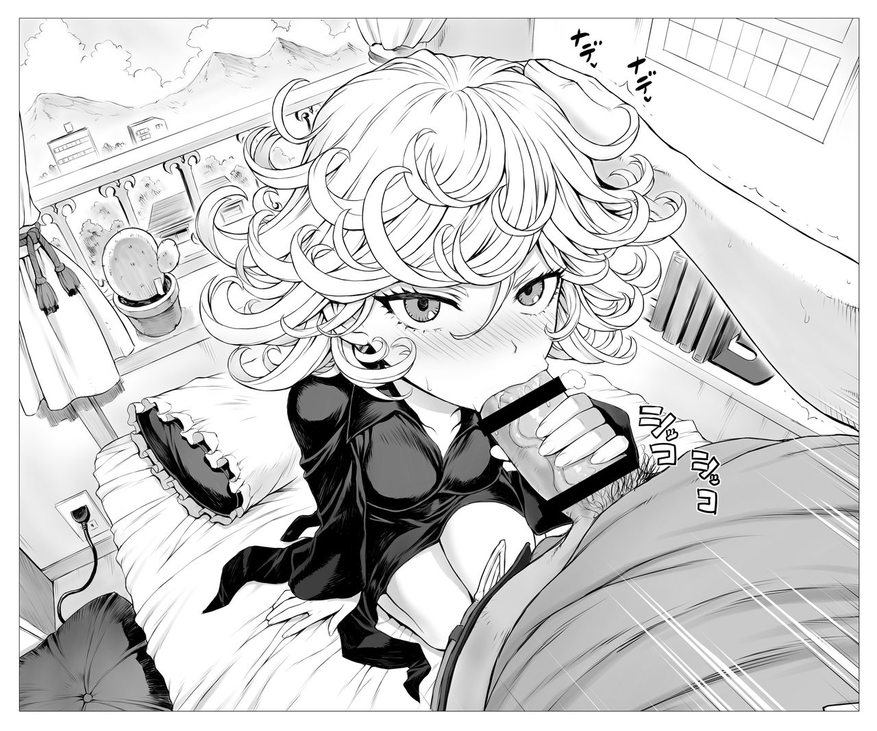 Date wa Tatsumaki-chan no Heya de Fella Shite Moraimasu + Kakutougi no Keriwaza ga Dekiru Kurai, Karada no Yawarakai Tatsumaki-chan to Sex page 2 full