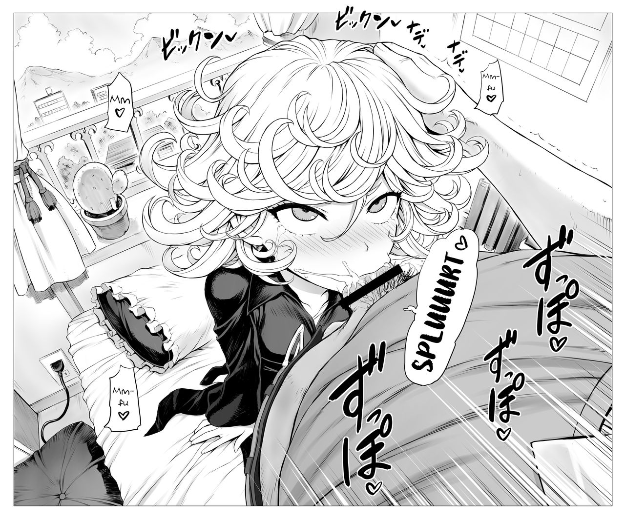 Date wa Tatsumaki-chan no Heya de Fella Shite Moraimasu + Kakutougi no Keriwaza ga Dekiru Kurai, Karada no Yawarakai Tatsumaki-chan to Sex page 4 full