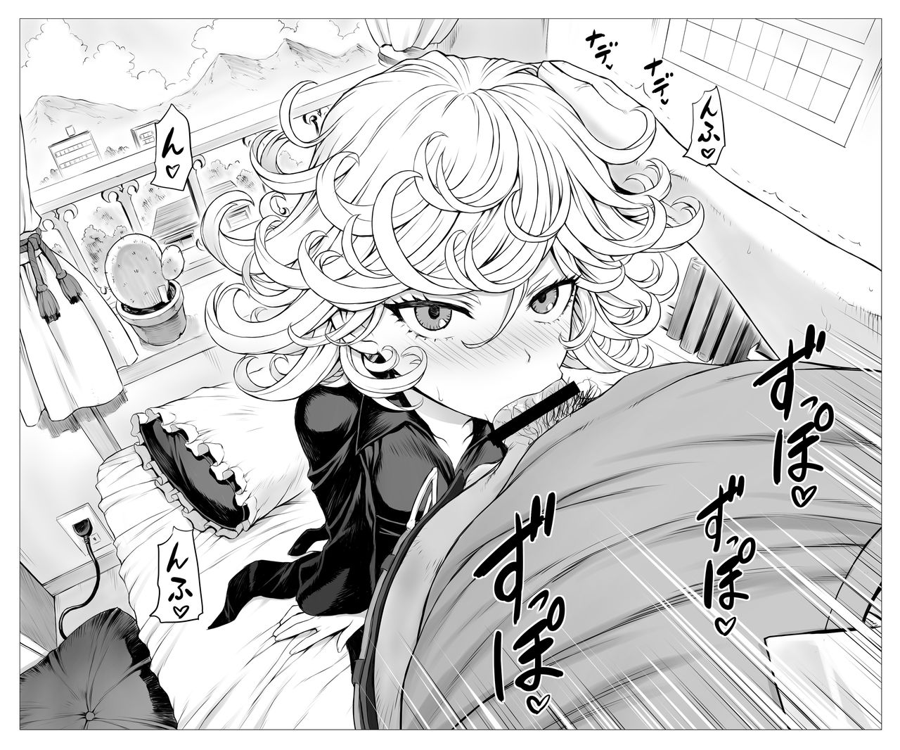 Date wa Tatsumaki-chan no Heya de Fella Shite Moraimasu + Kakutougi no Keriwaza ga Dekiru Kurai, Karada no Yawarakai Tatsumaki-chan to Sex page 3 full