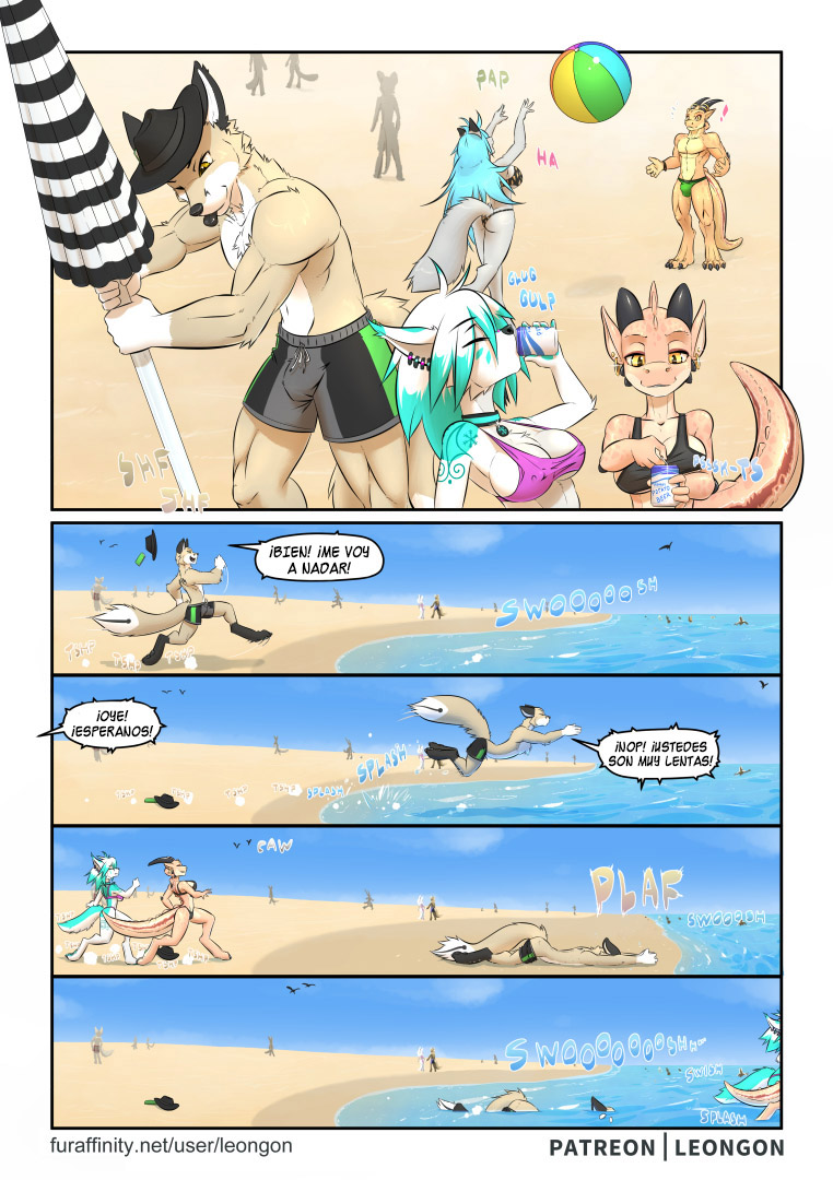 Beach Afternoon - Tarde En La Playa page 2 full