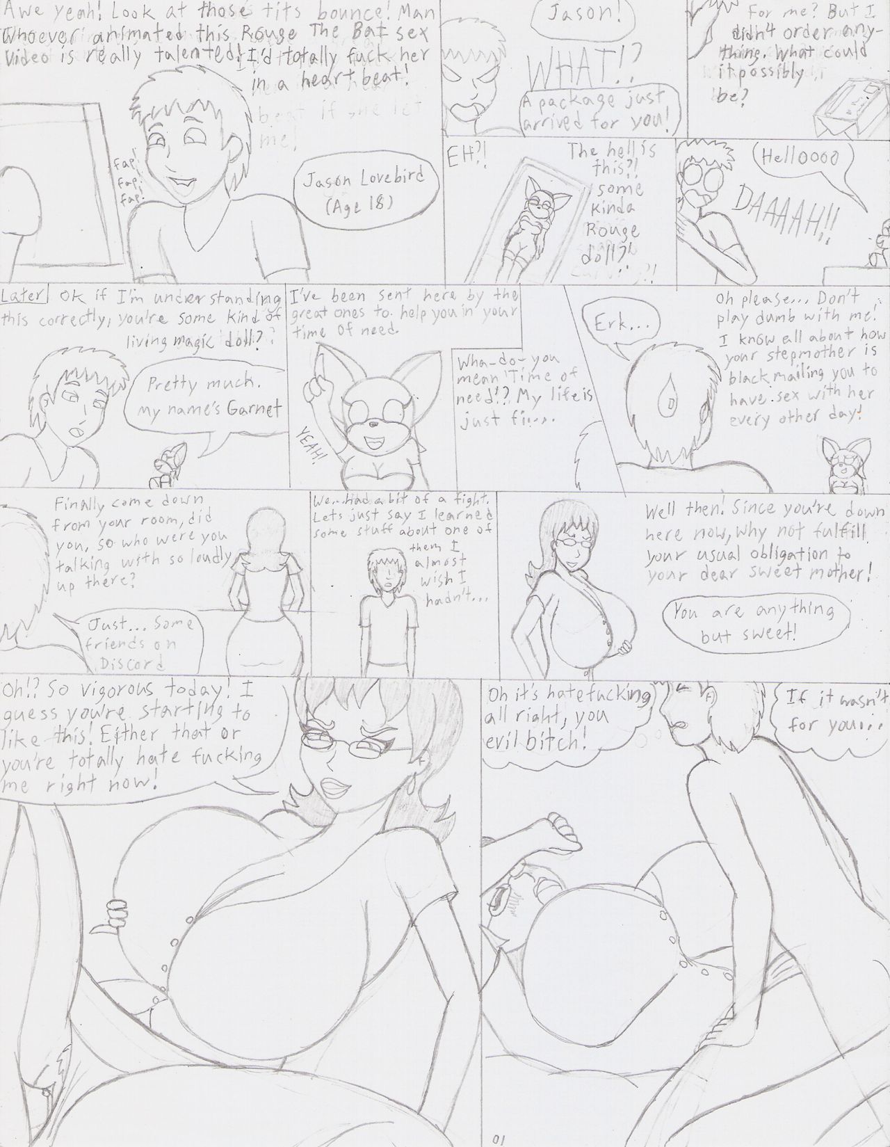 The Mother Fucking Magic  Sketch Comic page 2 full