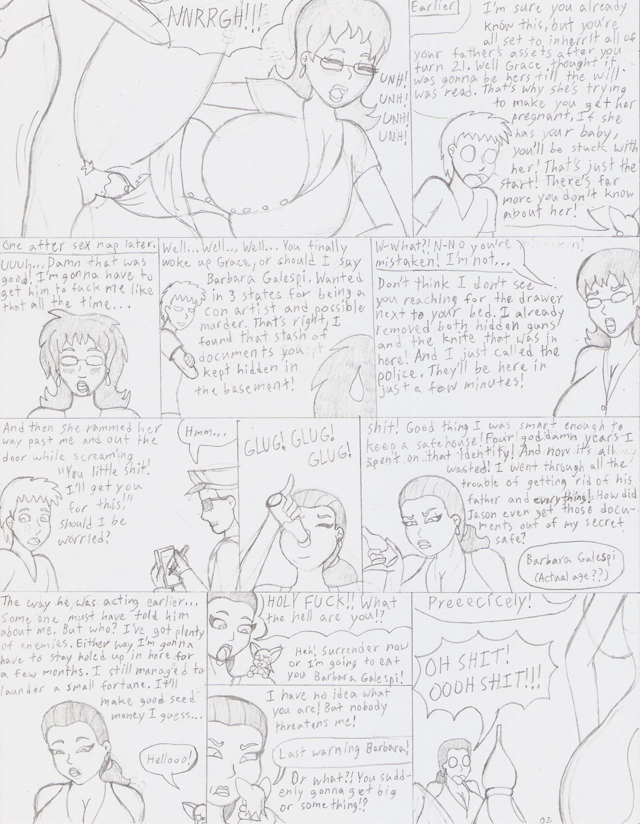 The Mother Fucking Magic  Sketch Comic page 3 full