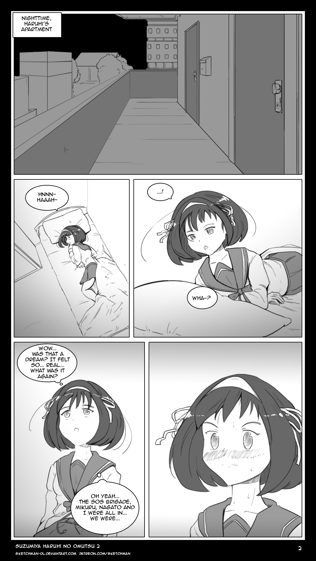 Suzumiya Haruhi no Omutsu 2 - The Diapers of Haruhi Suzumiya Part 2 page 2 full