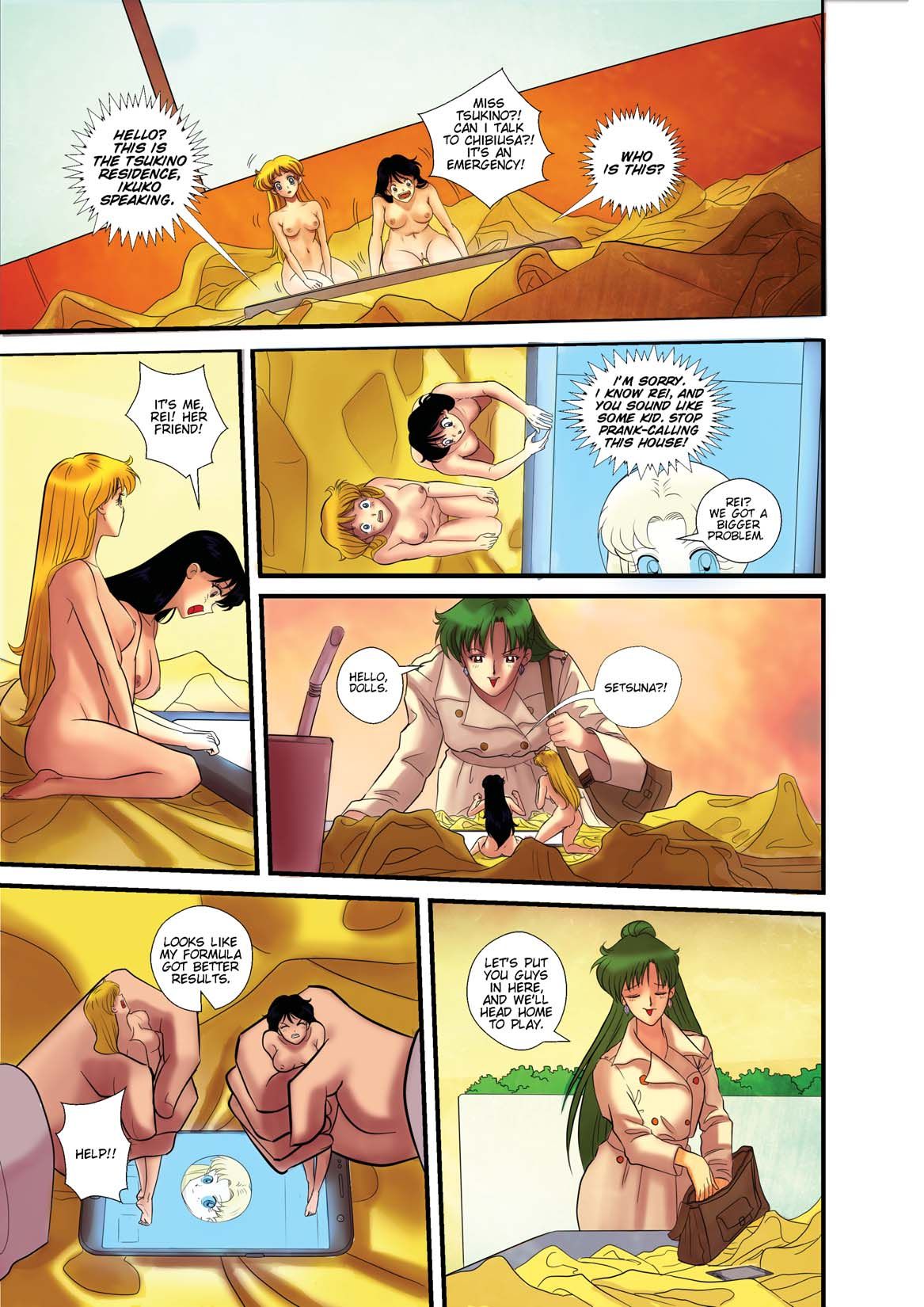 The Senshi Dolls #2 - The Incredible Shrinking Senshi page 4 full
