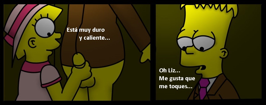 Comic xxx de "Los Simpsons" - Lisa ayuda a Bart page 4 full
