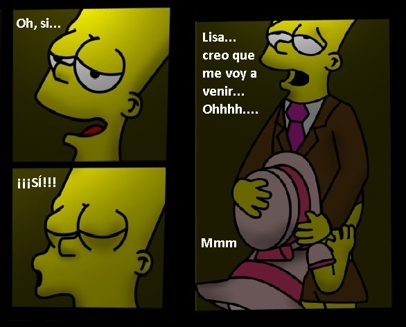Comic xxx de "Los Simpsons" - Lisa ayuda a Bart page 6 full