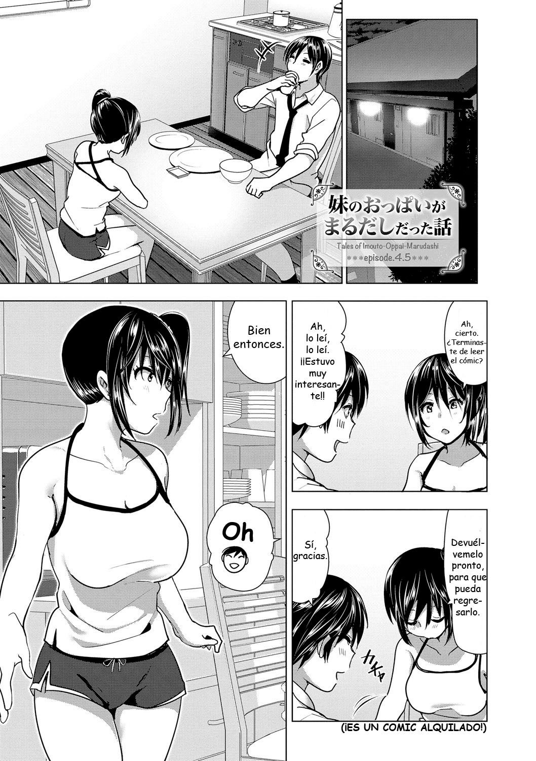 Imouto no Oppai ga Marudashi Datta Hanashi 4.5 page 3 full