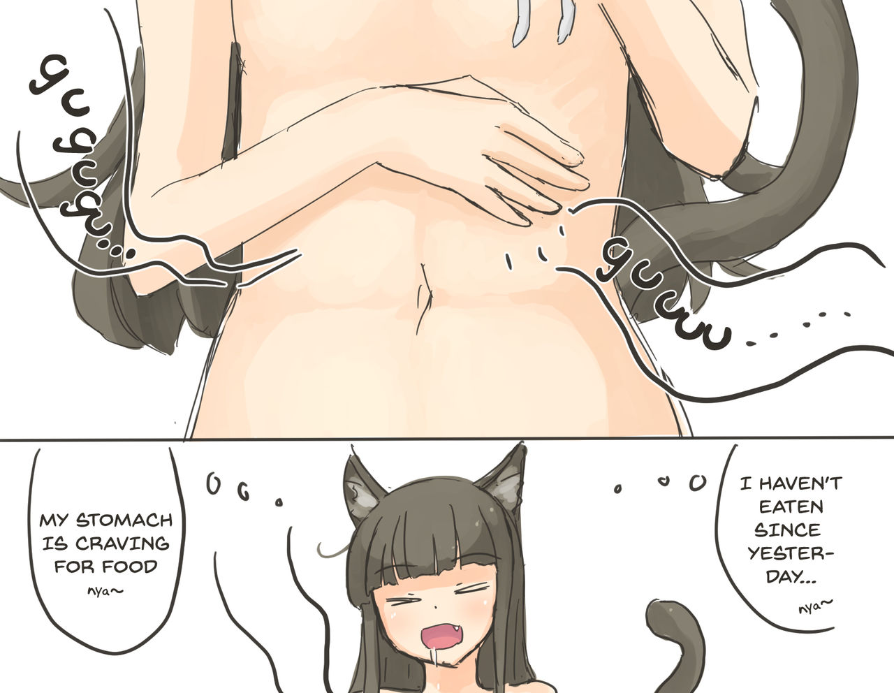 Nekomimi Musume ni Marunomi Shouka Sarete Shimau Nezumimi Musume 2 | The Mouse Girl Who Gets Eaten and Digested by the Cat Girl 2 page 2 full