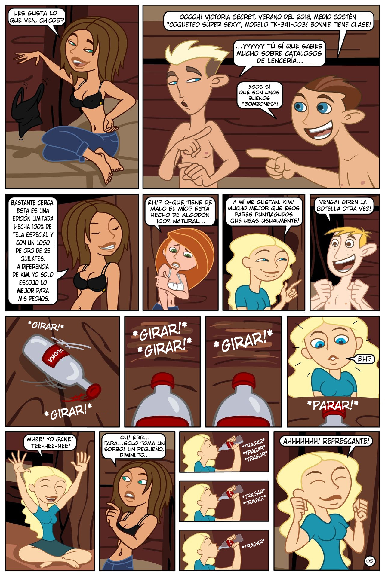 Kim Possible Girar, Beber & Desvestirse! page 6 full