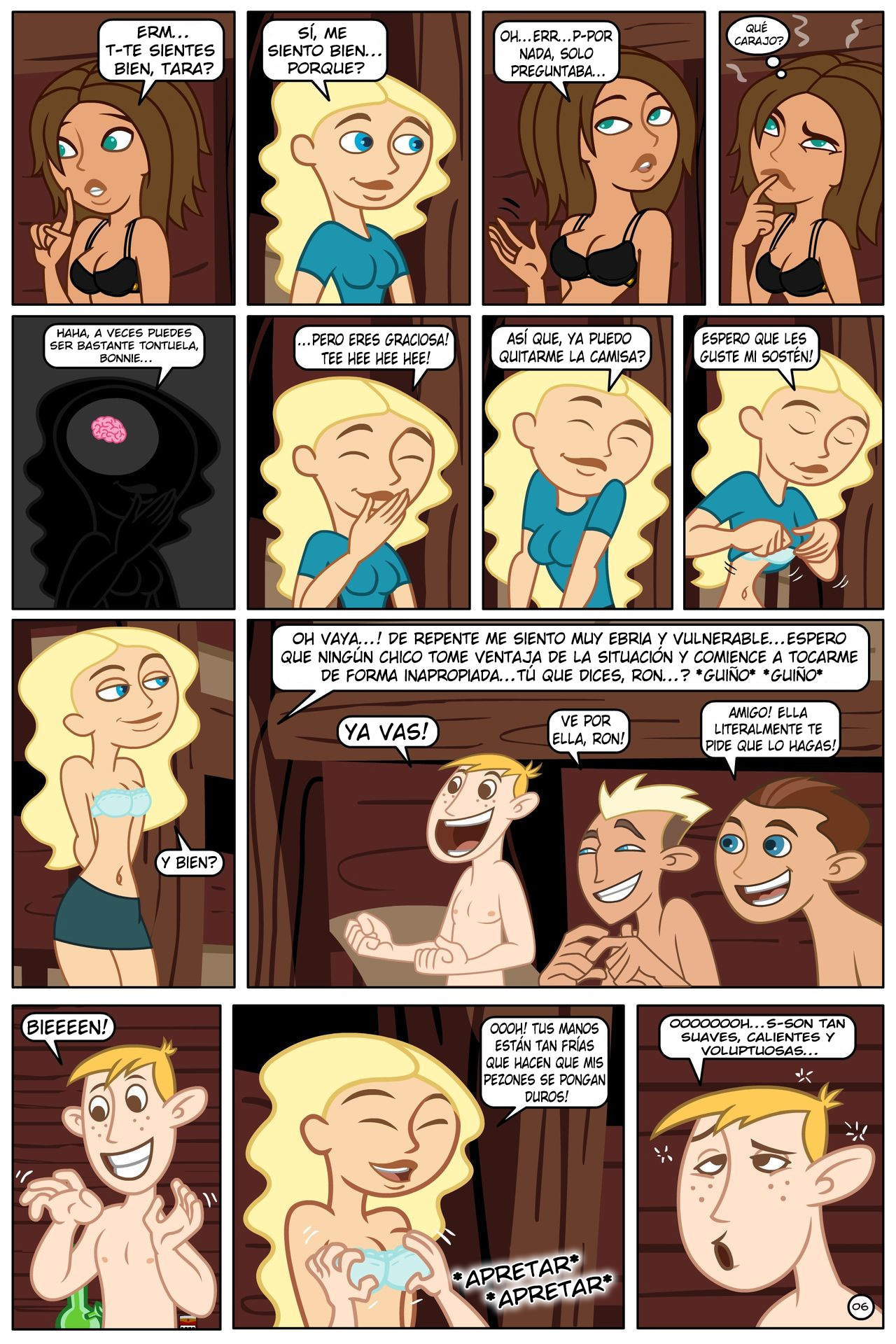 Kim Possible Girar, Beber & Desvestirse! page 7 full