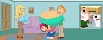 Cartoon Porn Meg Griffin Big Breasts - Family Guy Battle of the Boobs - IMHentai