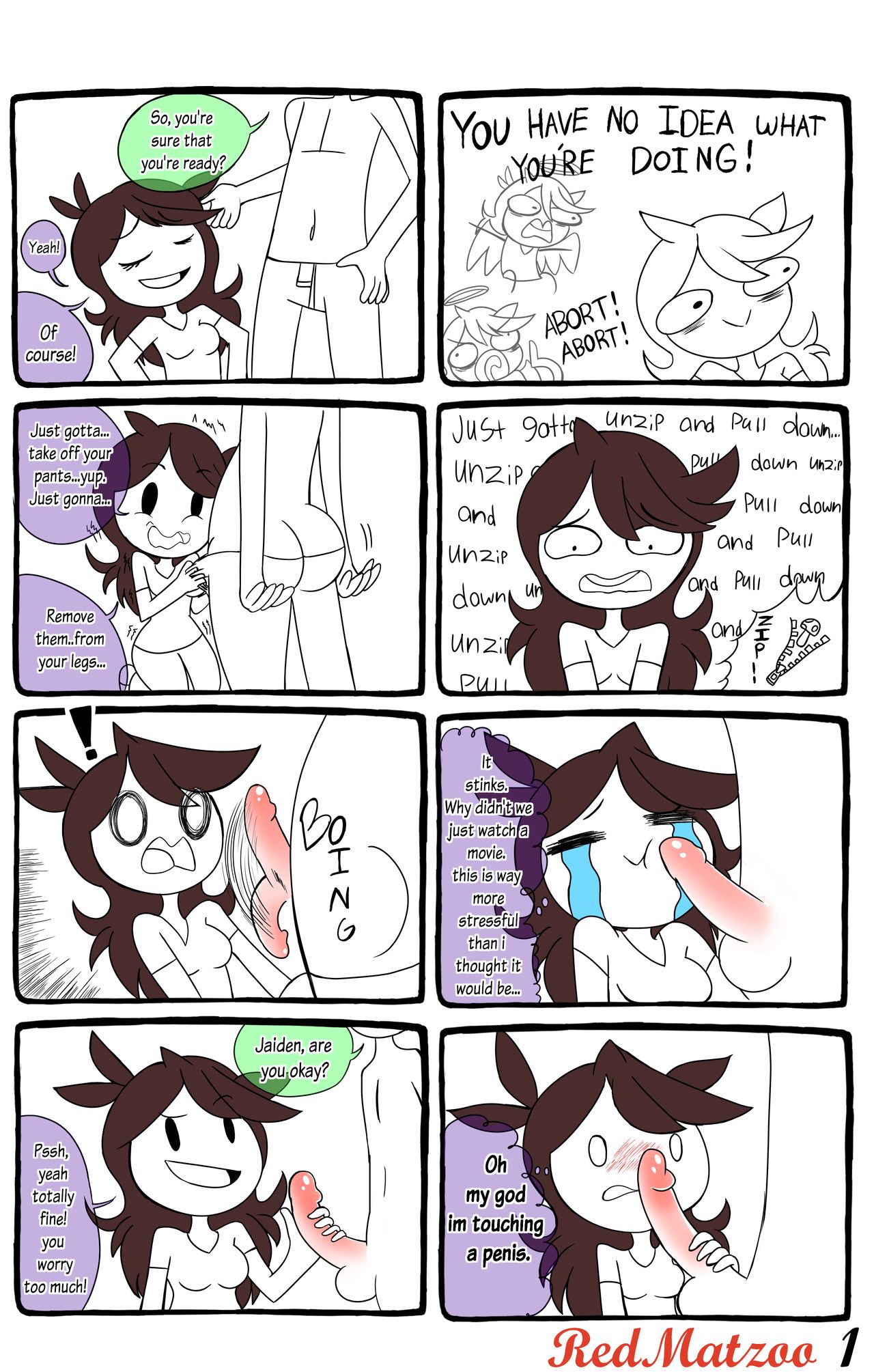 JaidenAnimations by RedMatzoo page 1 full