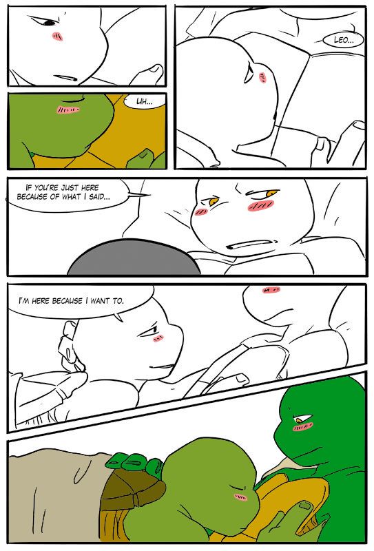 TMNT Black and Blue ch. 5 Colored by: Amateur page 4 full