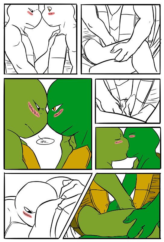 TMNT Black and Blue ch. 5 Colored by: Amateur page 9 full