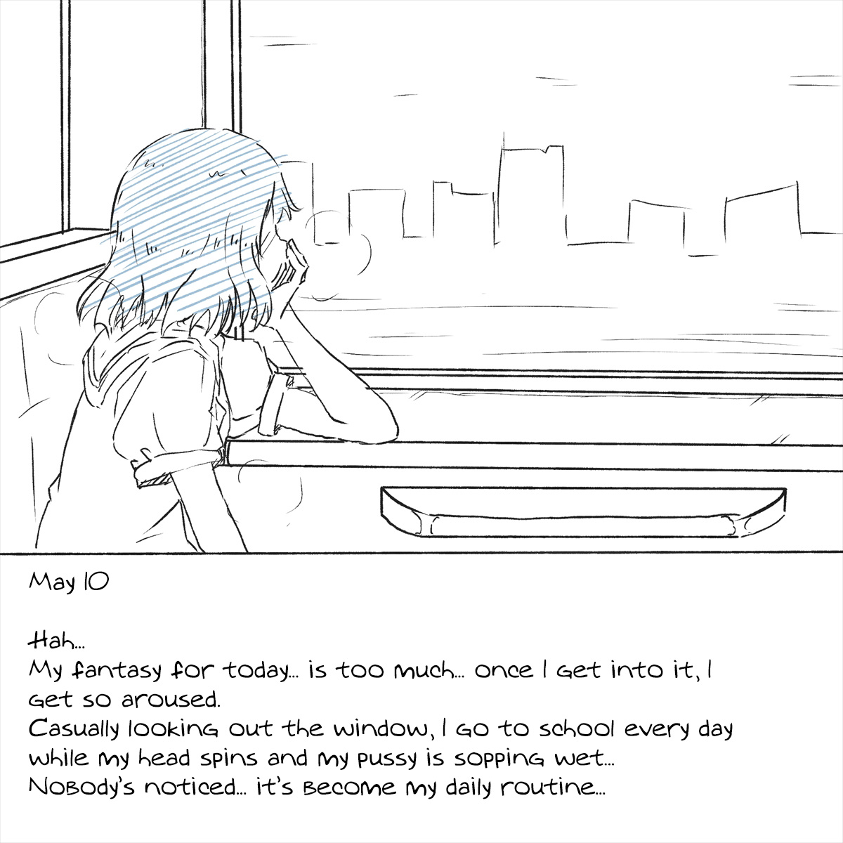 Densha Tsuugaku ga Hima nanode Ecchi na Mousou de Onanie Shite Miru | My Train Commute To School Was Boring, So I Tried Masturbating To My Lewd Fantasies page 3 full