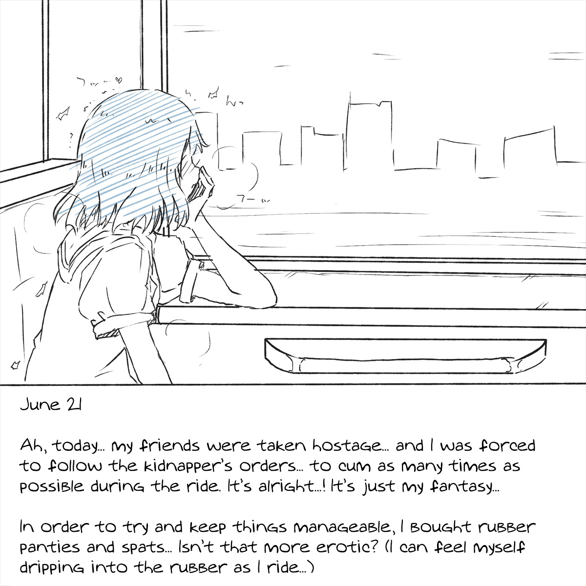 Densha Tsuugaku ga Hima nanode Ecchi na Mousou de Onanie Shite Miru | My Train Commute To School Was Boring, So I Tried Masturbating To My Lewd Fantasies page 9 full