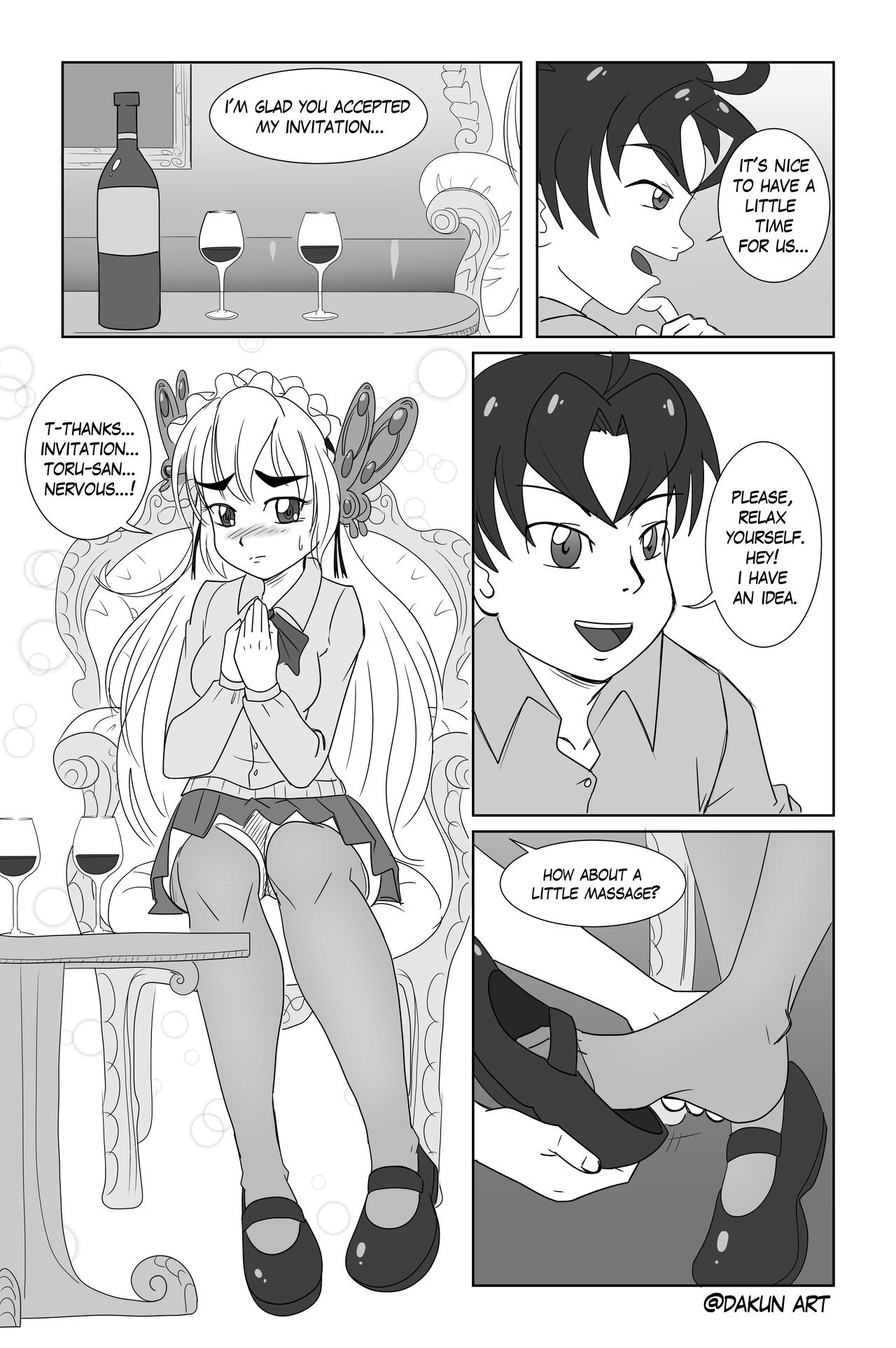 Chaika and the Feet Massage page 1 full