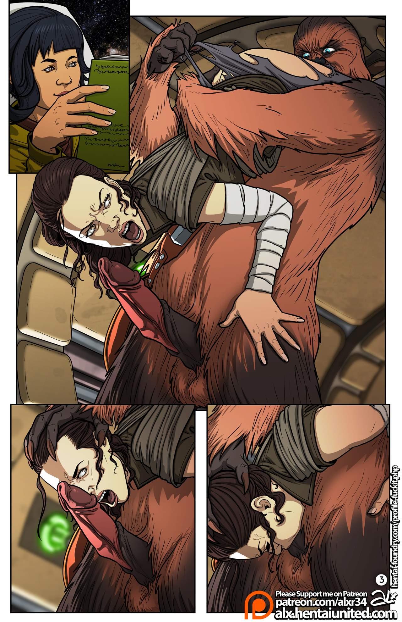 Star Wars: A Complete Guide to Wookie Sex - Page 5 - IMHentai