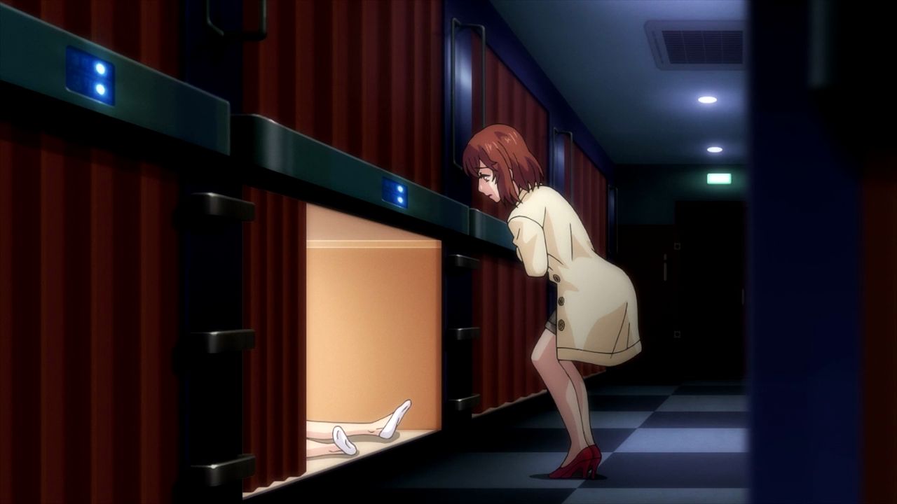 Shuudengo, Capsule Hotel de, Joushi ni Binetsu Tsutawaru Yoru  anime shots page 7 full
