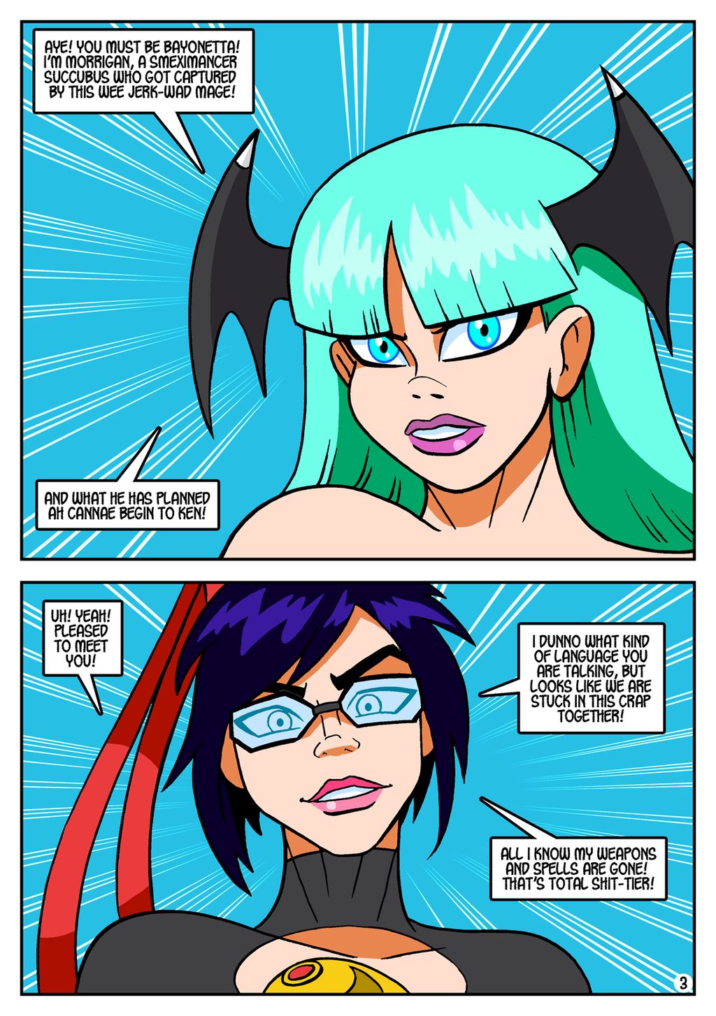- Bayonetta & Morrigan Aensland - Mystic Mess Fest page 3 full
