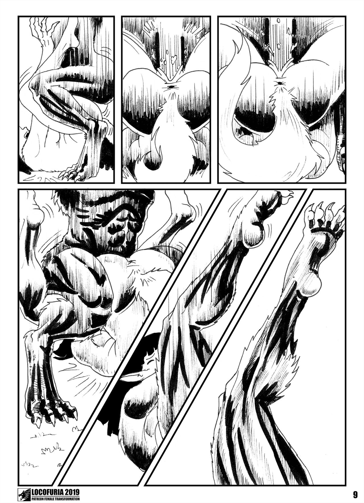 Pan vs. The Werewolf - Pan's Lunar Battle page 10 full