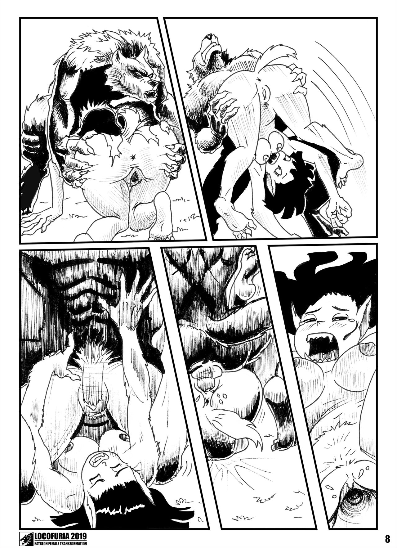 Pan vs. The Werewolf - Pan's Lunar Battle page 9 full