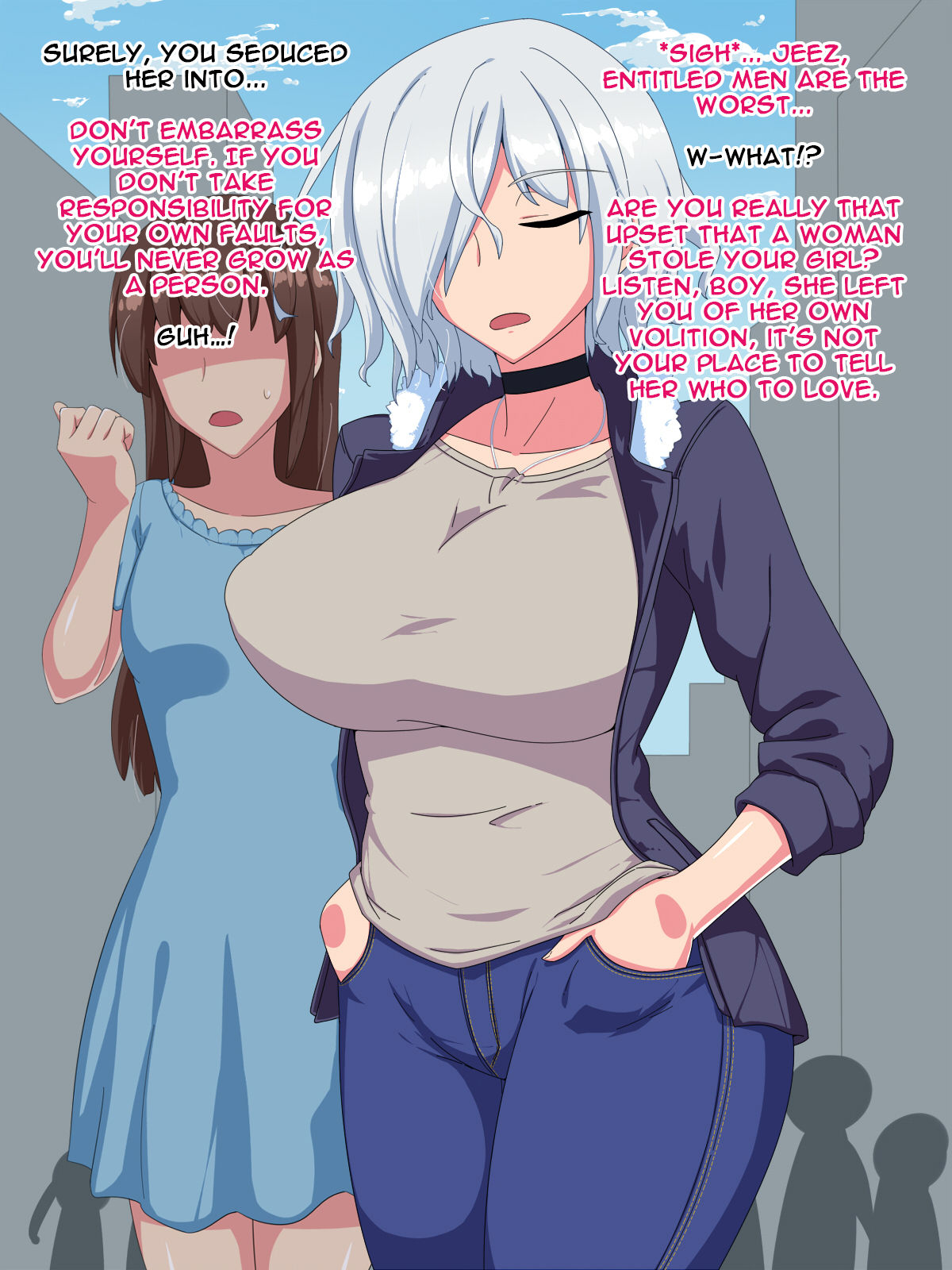 I have used Hypnosis to Implant the Idea that I'm a cute girl to a lesbian who hates men to fuck her page 5 full
