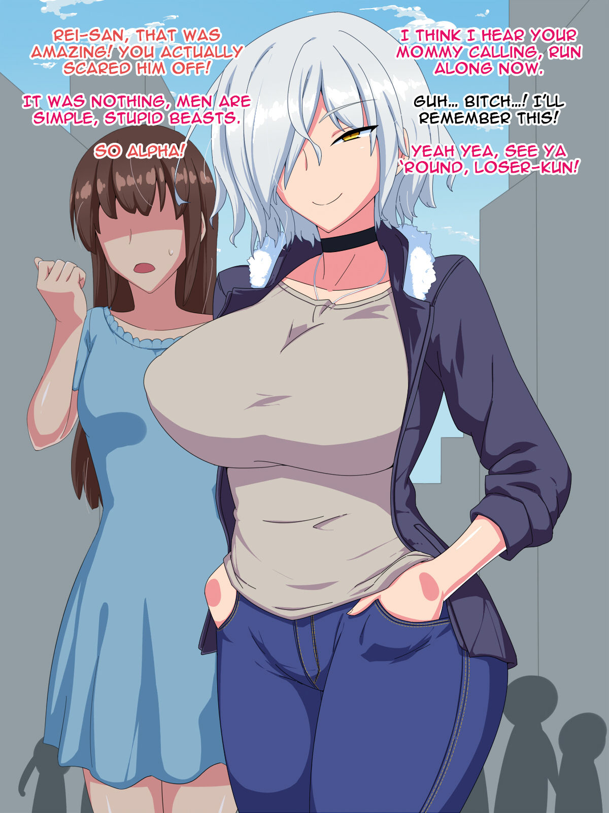 I have used Hypnosis to Implant the Idea that I'm a cute girl to a lesbian who hates men to fuck her page 7 full